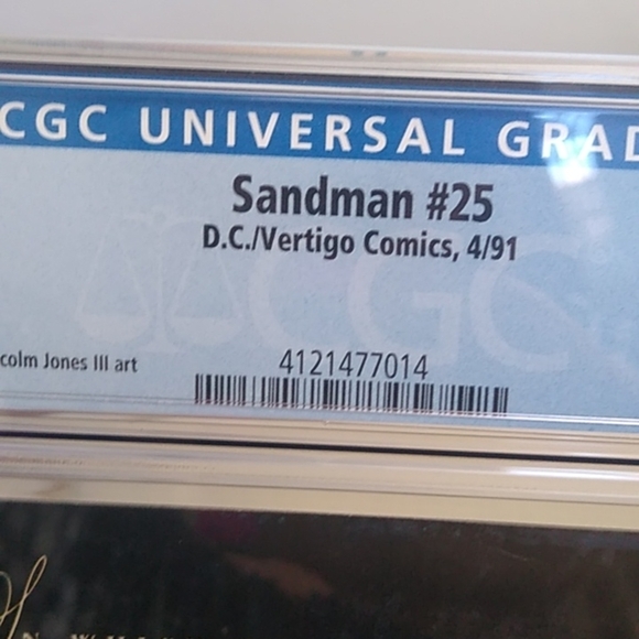 D.C. Vertigo Comics SANDMAN #25 CGC Graded 9.2 Neil Gaiman 4/91 WP - Picture 3 of 7